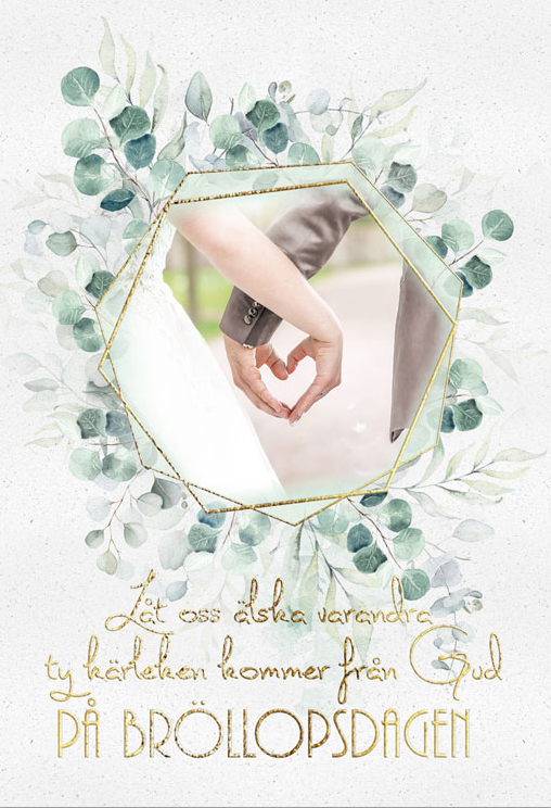 Product Image for Dubbelt kort – bröllop - låt oss älska varandra