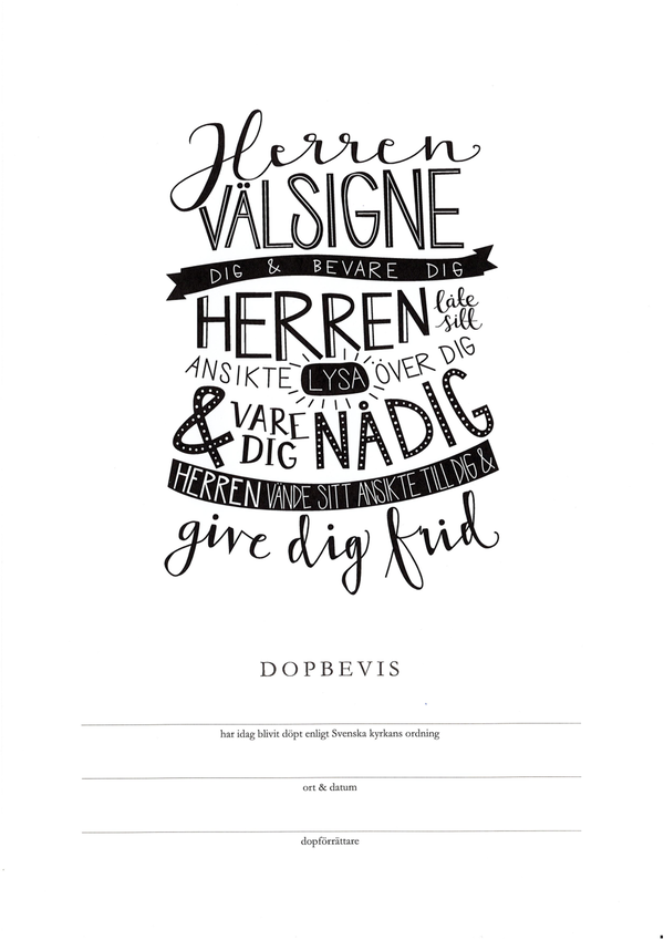 Product Image for Dopbevis - välsignelsen - svenska kyrkan