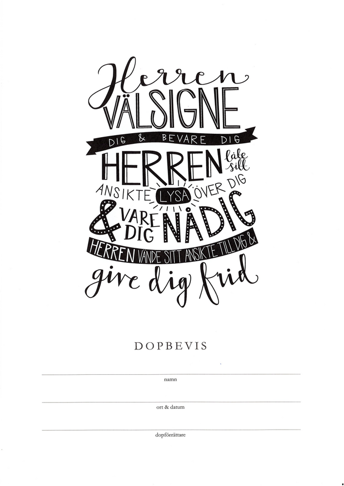 Product Image for Dopbevis - välsignelsen - frikyrkan