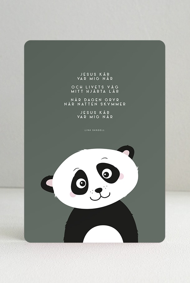 Product Image for Kort - Jesus kär,  var mig när- stort - söt panda