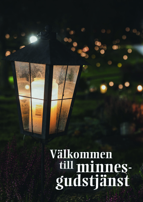 Product Image for Inbjudan minnesGudstjänst – allhelgona