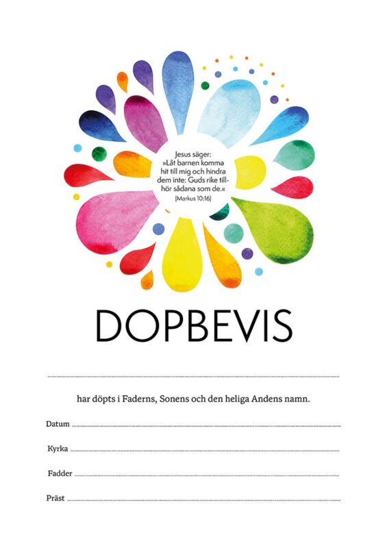Product Image for Dopbevis – färg