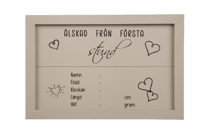 Product Image for Tavla - älskad från första stund