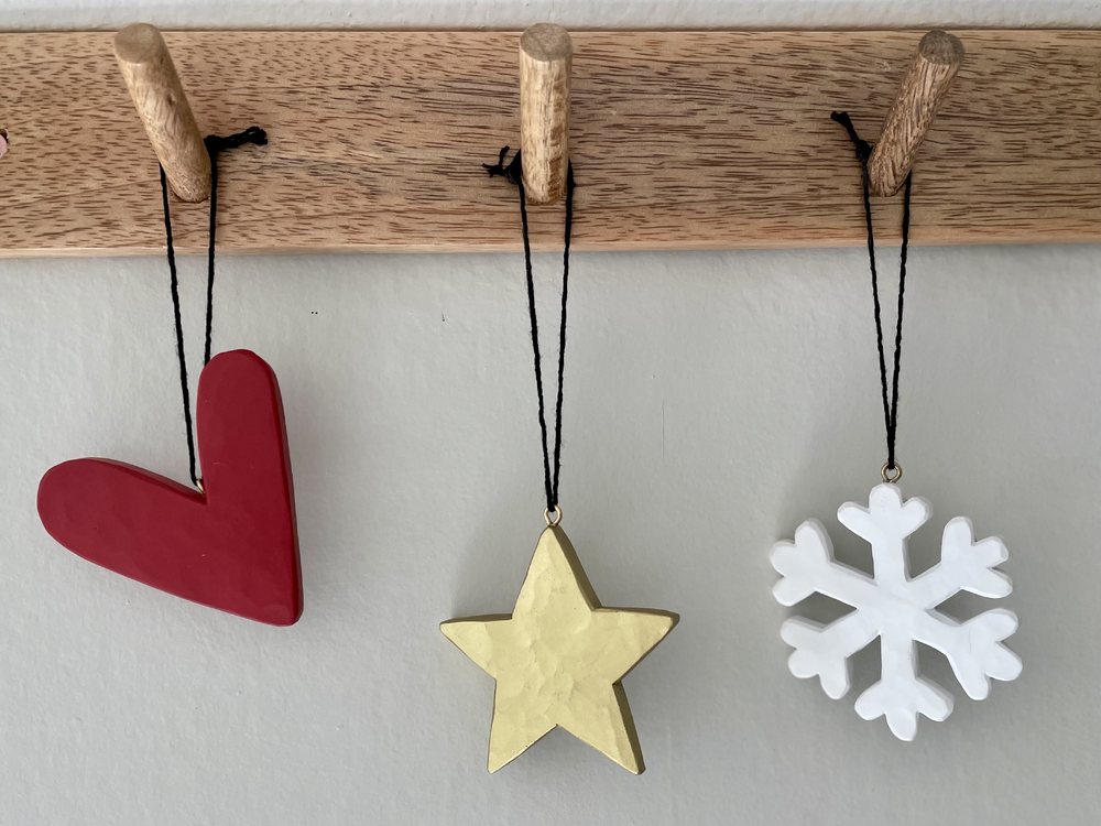 Product Image for Hängprydnad - hjärta,  stjärna,  snöflinga