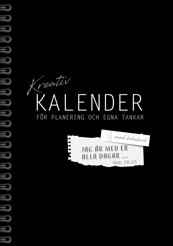 Product Image for Kreativ kalender med bibelord - svart