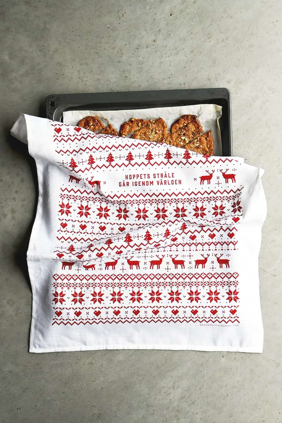 Product Image for Kökshandduk - hoppets stråle går igenom världen