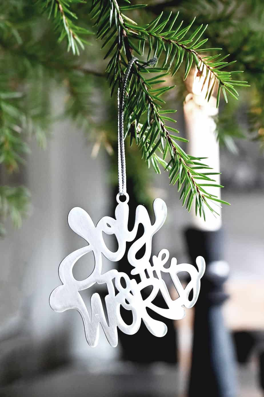 Product Image for Hängdekoration - joy to the world - rostfritt stål