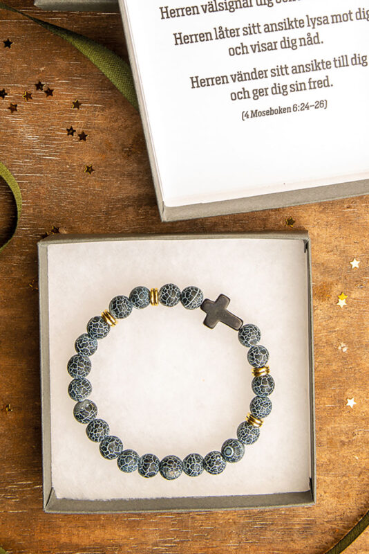 Product Image for Armband kula – blå(med ask)