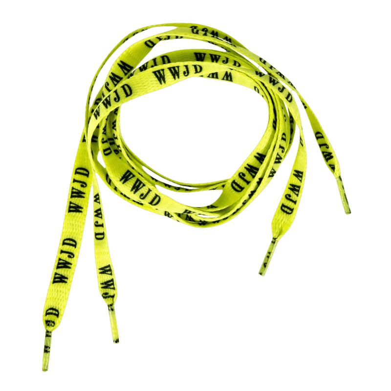 Product Image for Skosnören - wwjd - gul