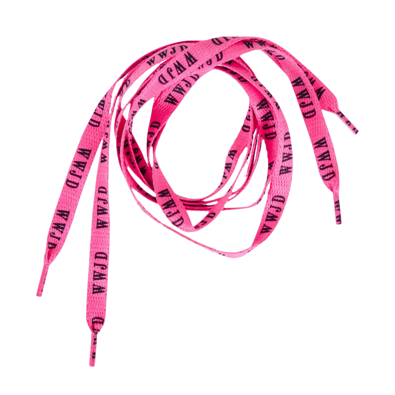 Product Image for Skosnören - wwjd - rosa