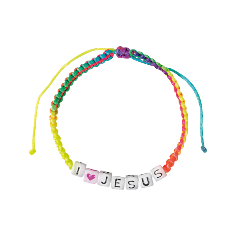 Product Image for Armband med tärningsbokstäver - i love Jesus