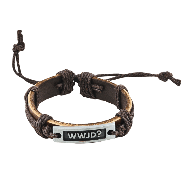 Product Image for Armband - läder - wwjd