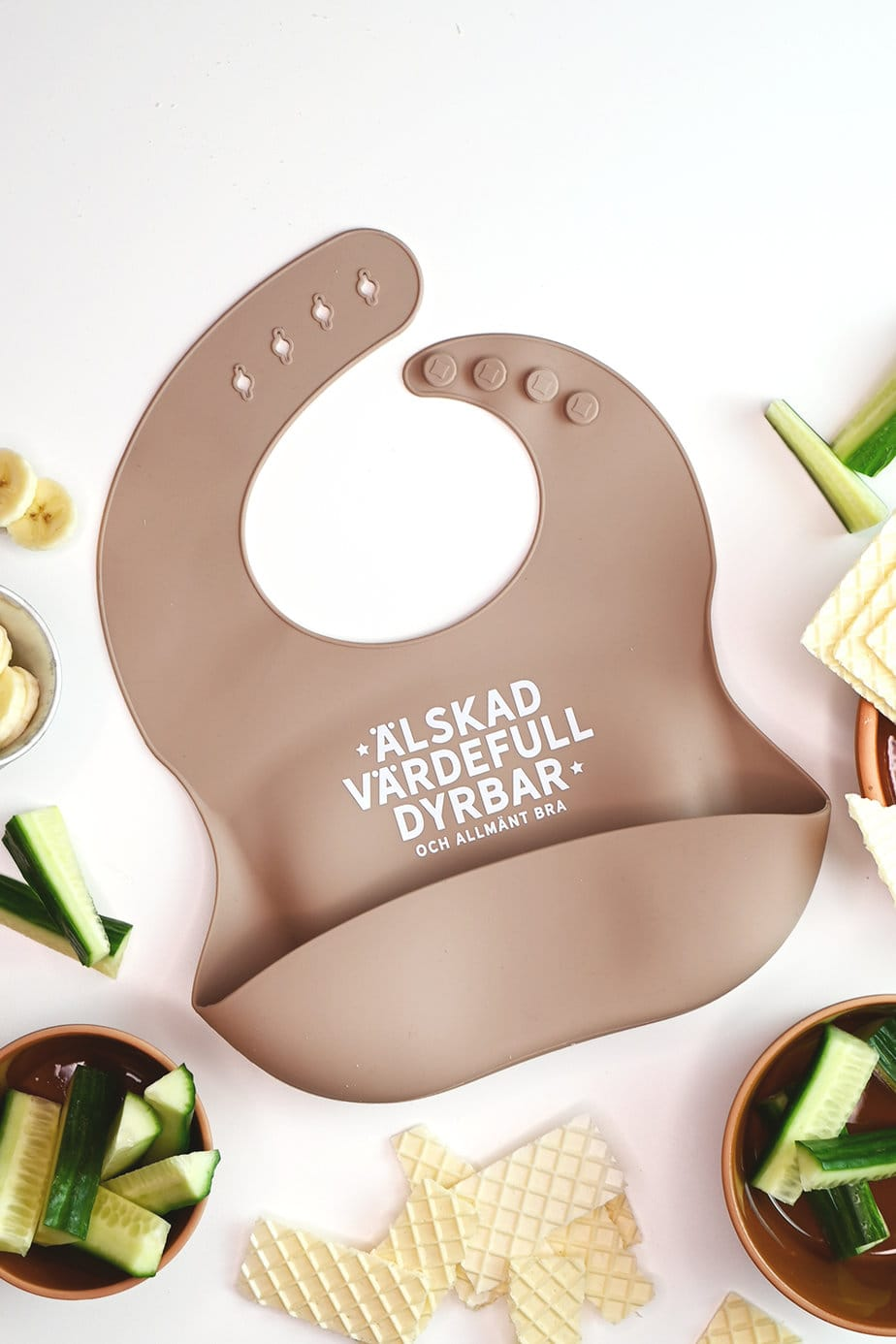Product Image for Mjuk haklapp - älskad,  värdefull,  dyrbar - soft beige