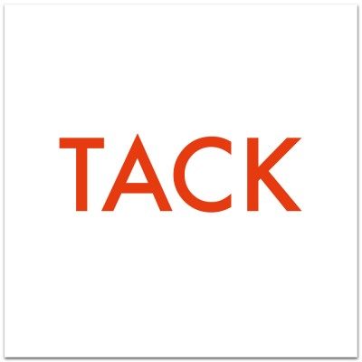 Product Image for Dubbelt kort - tack - röd text