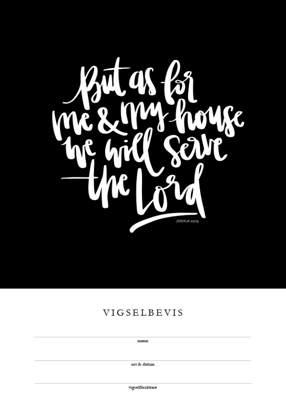 Product Image for Vigselbevis - but as for me - frikyrkan