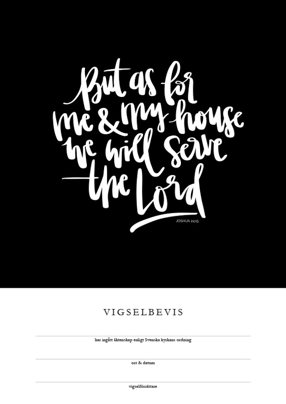 Product Image for Vigselbevis - but as for me - svenska kyrkan