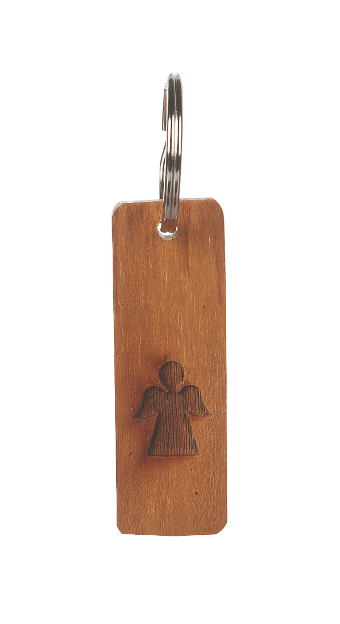 Product Image for Nyckelring - teak - ängel