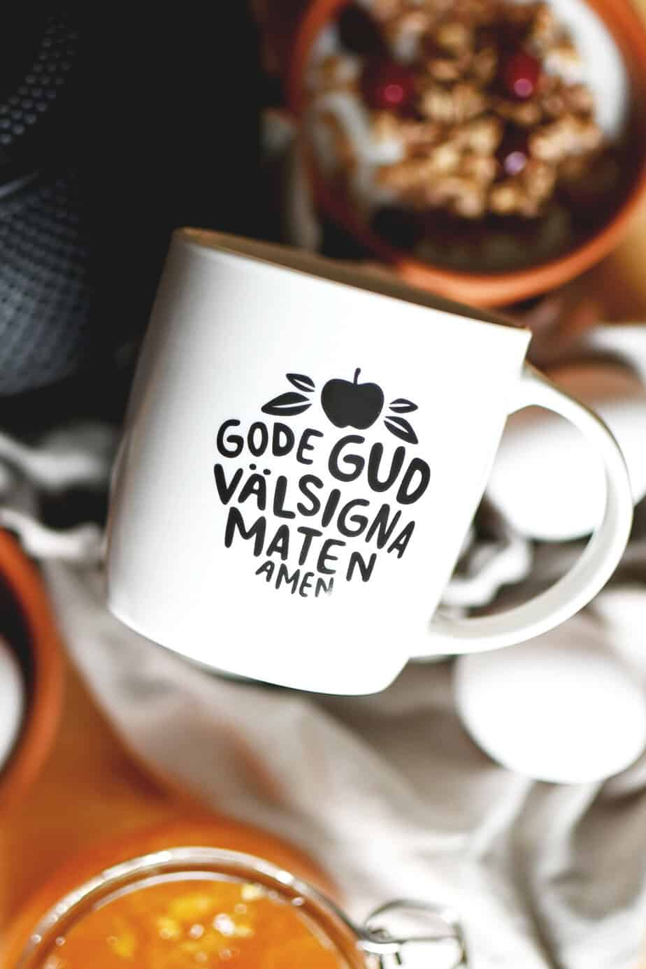 Product Image for Mugg - gode Gud välsigna maten,  amen