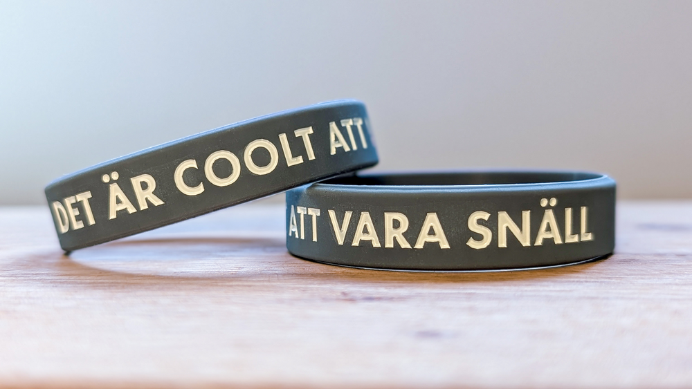 Product Image for Armband - silikon - barn - det är coolt att vara snäll