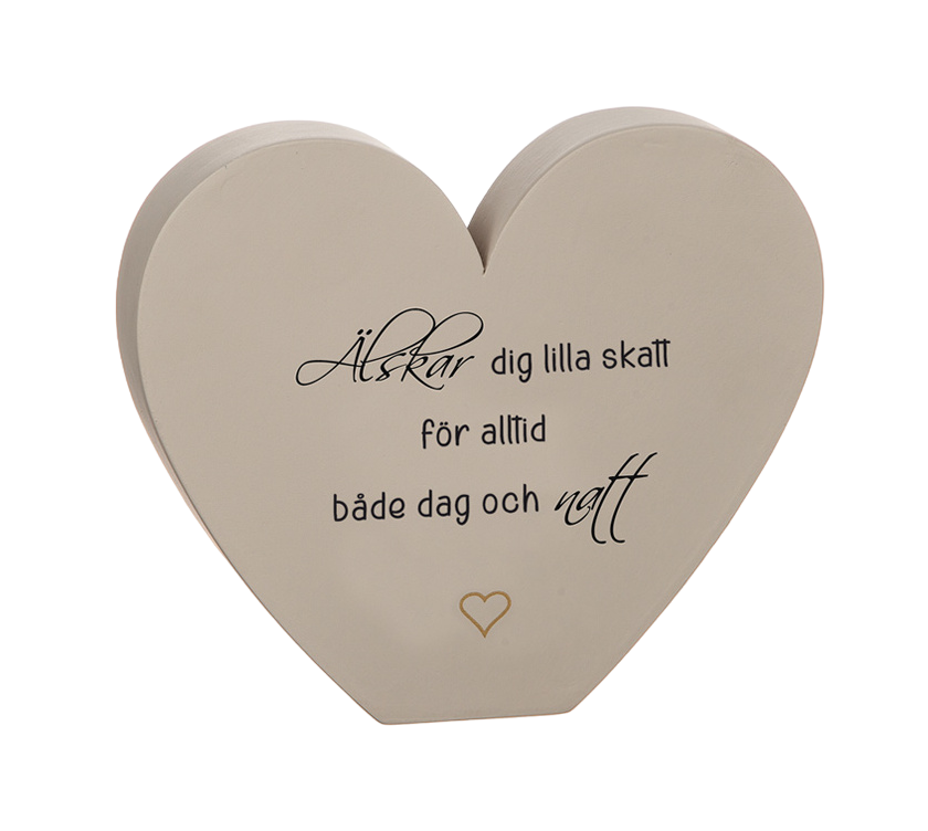 Product Image for Stående hjärta - älskar dig lilla skatt