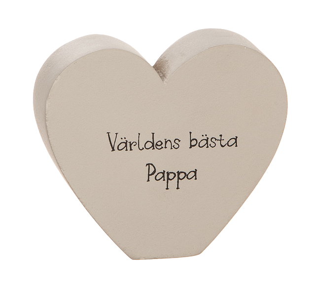 Product Image for Stående hjärta - världens bästa pappa