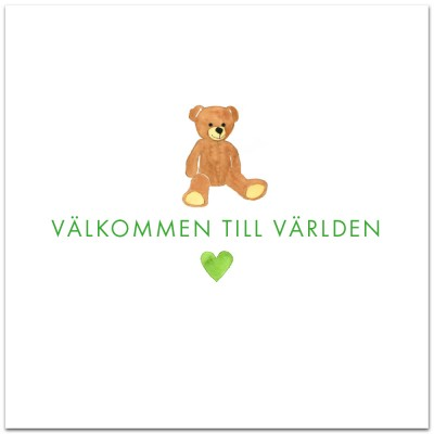 Product Image for Dubbelt kort - välkommen till världen