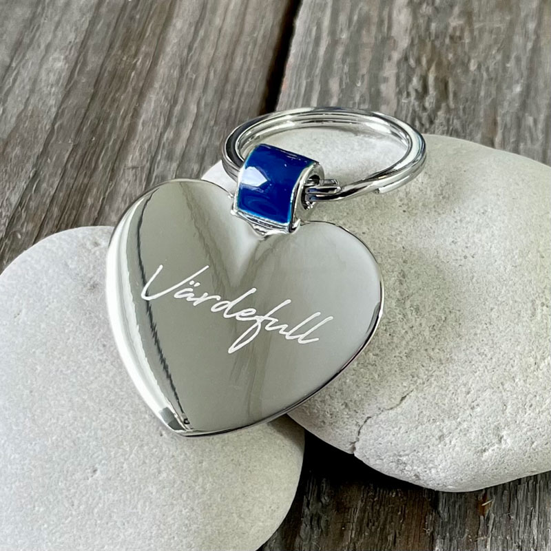 Product Image for Nyckelring - hjärta - värdefull - metall