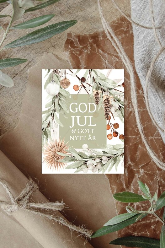 Product Image for Gåvokort - god jul & gott nytt år
