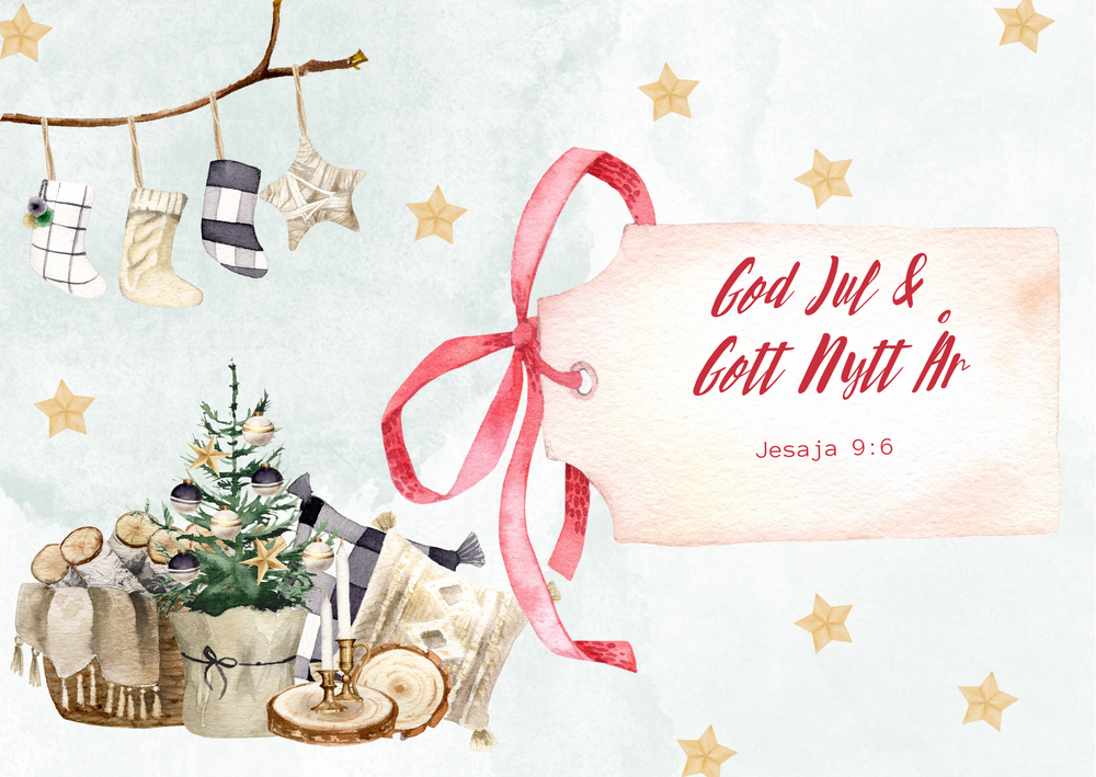 Product Image for Julkort - god jul & gott nytt år - jes 9:6