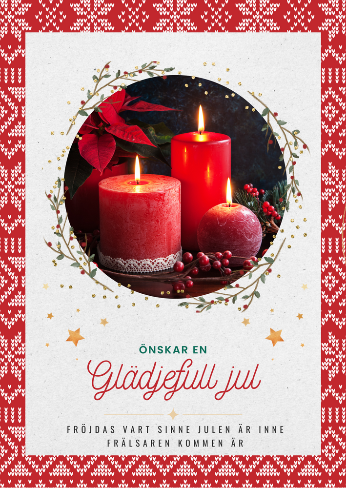 Product Image for Julkort - önskar en glädjefull jul