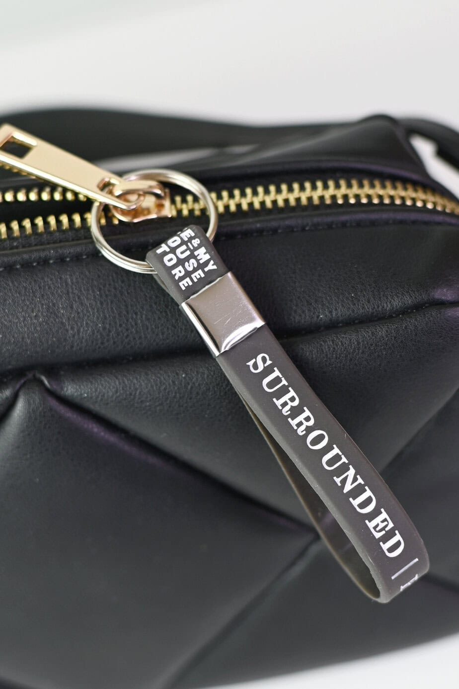 Product Image for Nyckelring i mjuk silikon -surrounded,  forgiven,  saved