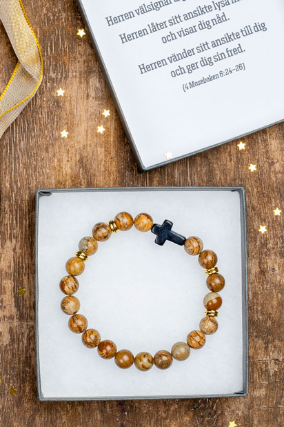 Product Image for Armband kula – brun (med ask)