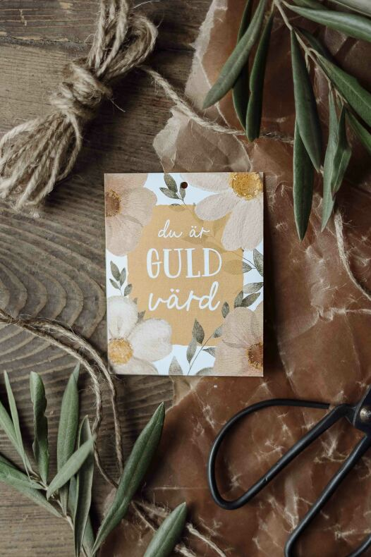 Product Image for Gåvokort - du är guld värd
