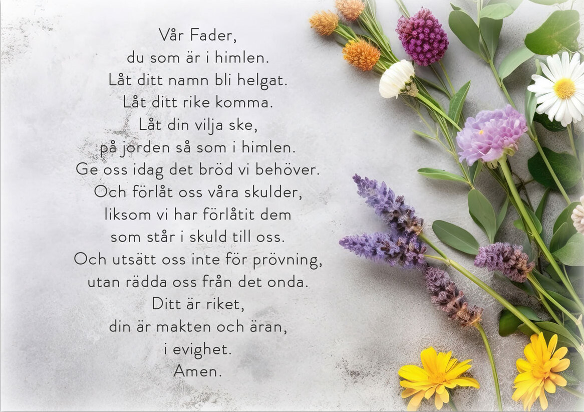 Product Image for Vykort - vår fader,  du som är i himlen
