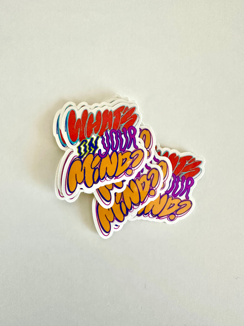 Product Image for Alpha youth - klistermärken - what's on your mind - 10-pack