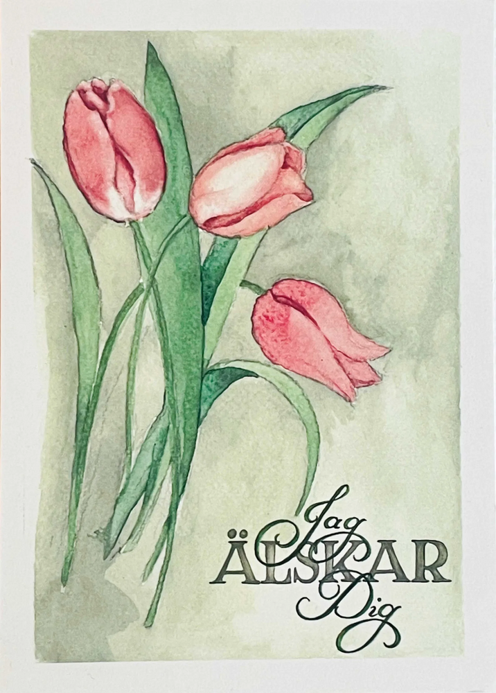 Product Image for Vykort - jag älskar dig - tulpaner