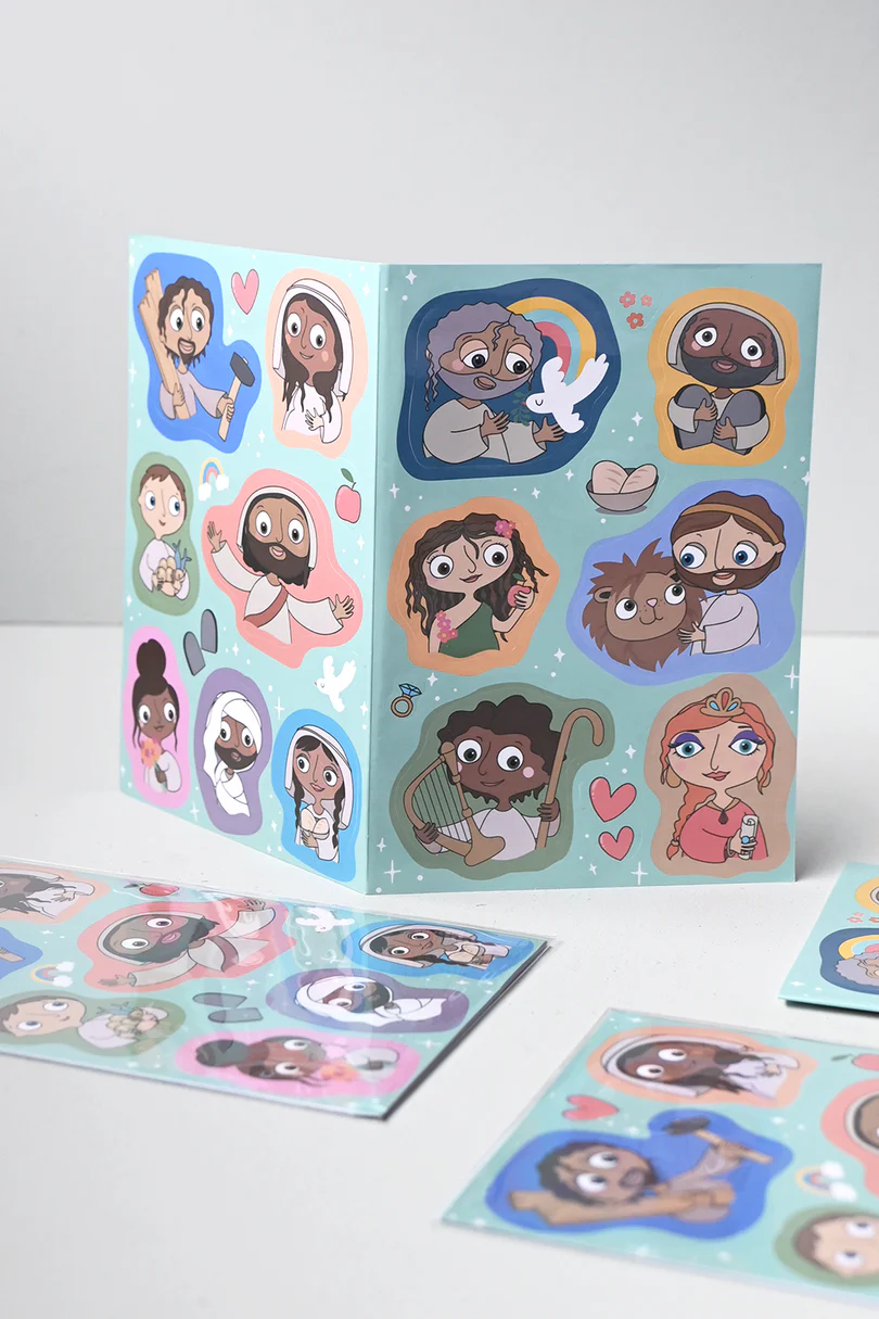 Product Image for Klistermärkesark: personer i bibeln