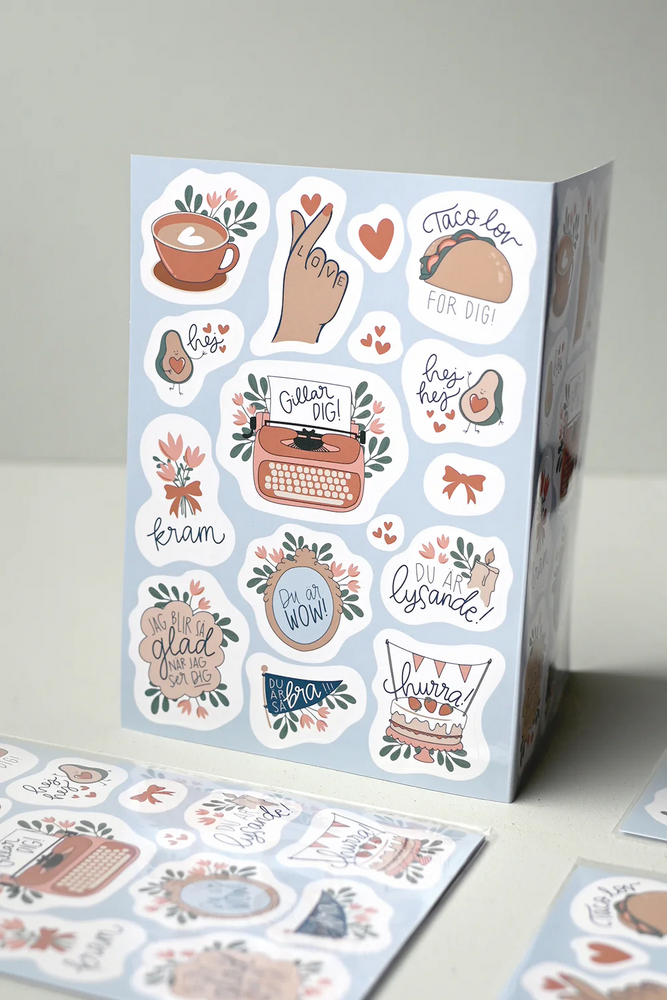 Product Image for Klistermärkesark: taco lov för dig