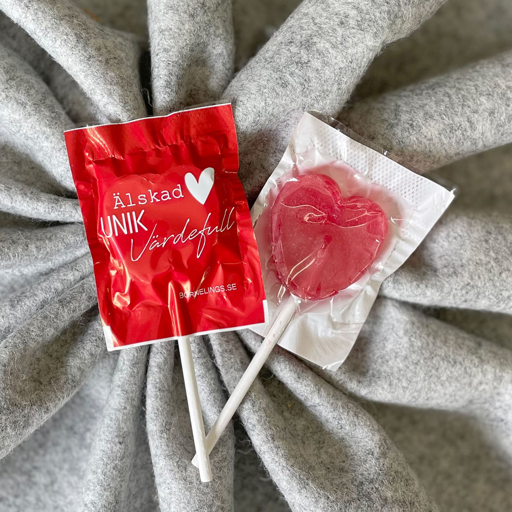 Product Image for Godisklubba - hjärta - jordgubb