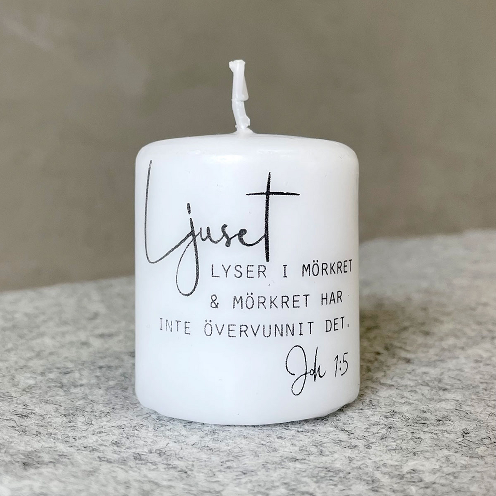 Product Image for Blockljus – ljuset lyser i mörkret