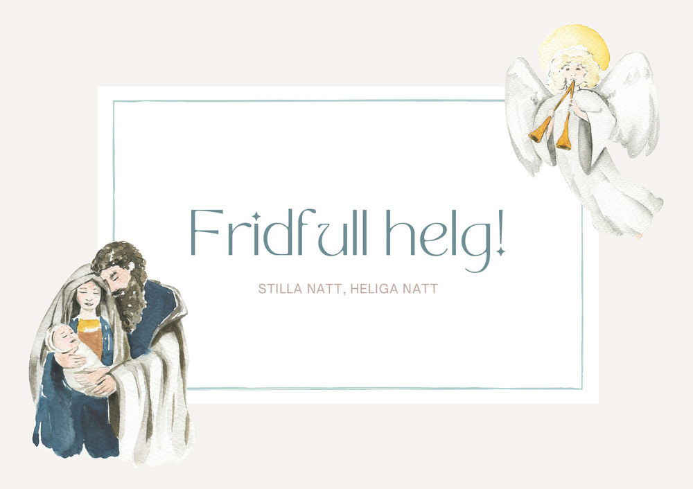 Product Image for Julkort -fridfull helg - stilla natt