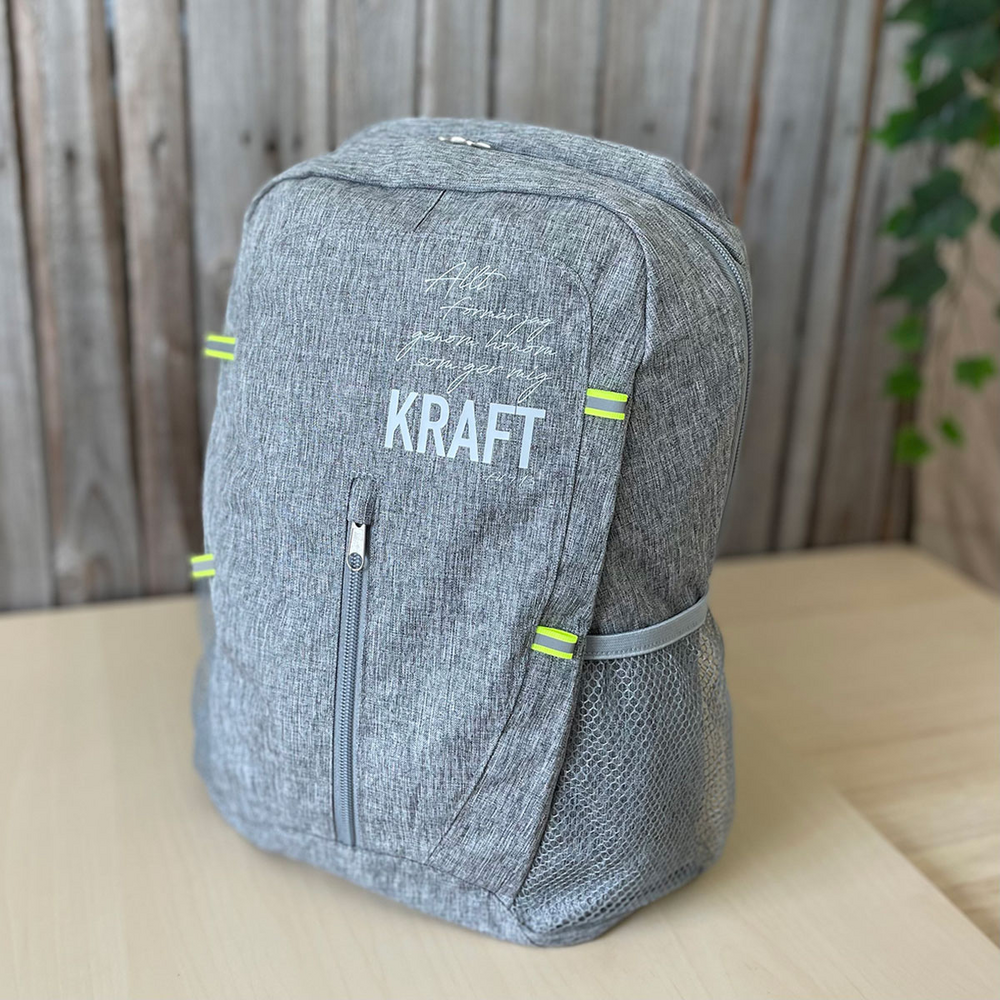 Product Image for Ryggsäck - hopvikbar - allt förmår jag - grå