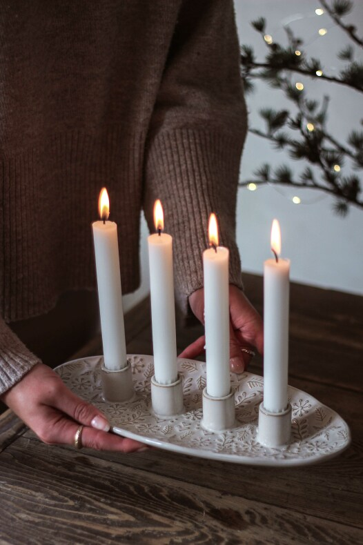 Product Image for Adventsljusstake - stengods