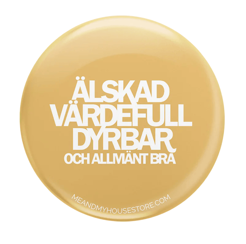 Product Image for Knapp - älskad,  värdefull,  dyrbar - senapsgul