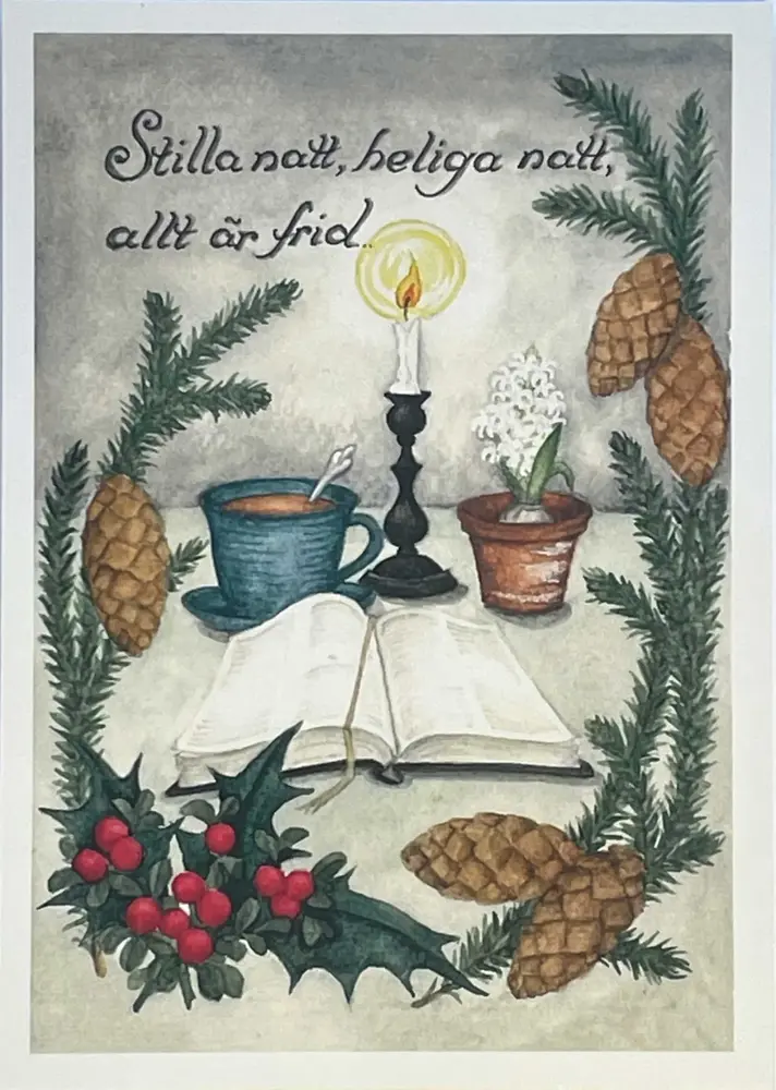Product Image for Julkort – stilla natt,  heliga natt