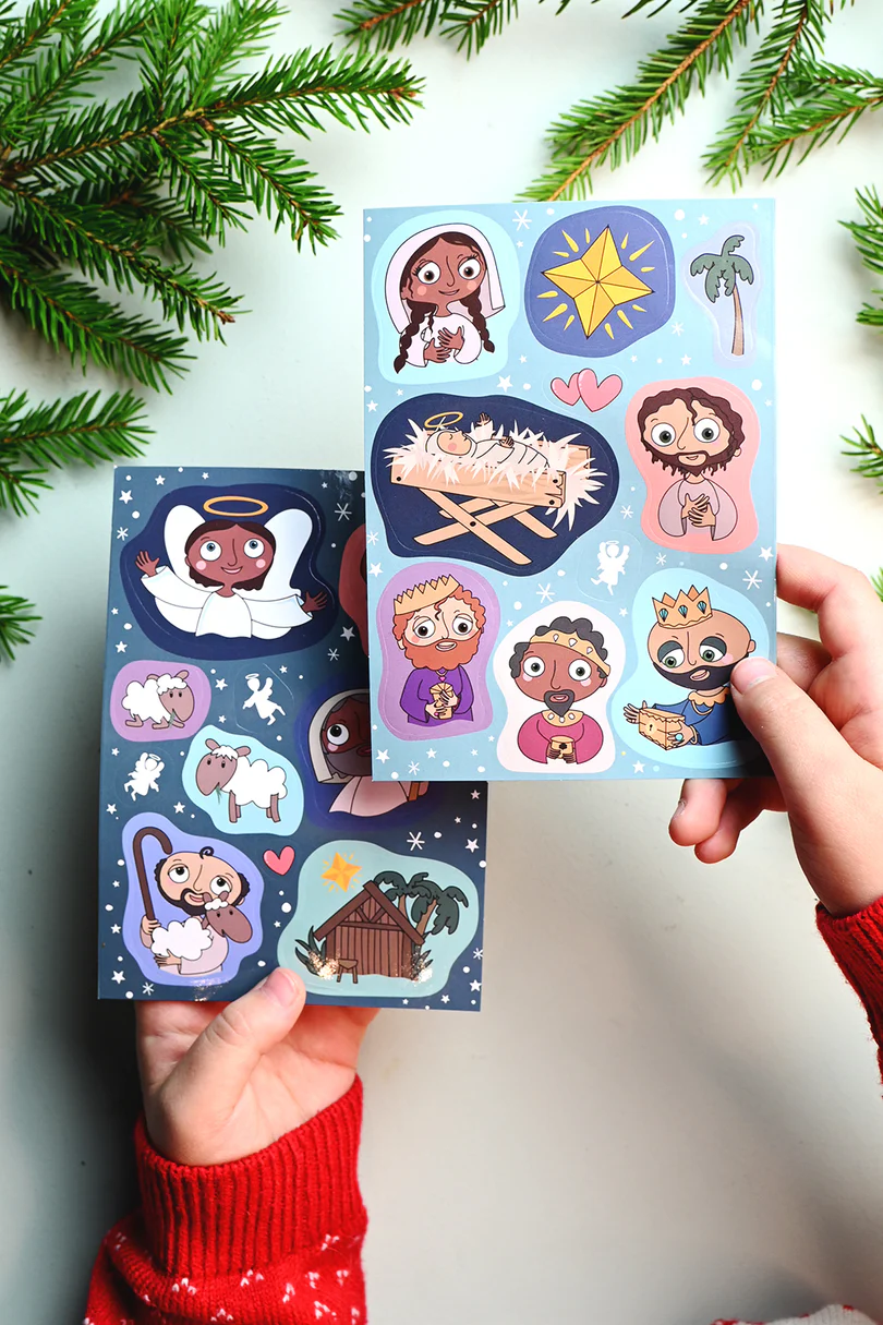 Product Image for Klistermärkesark - Jesu födelse