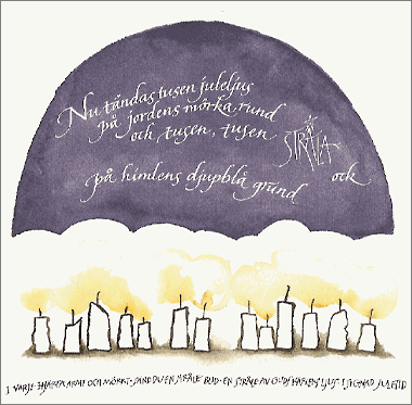 Product Image for Julkort - nu tändas tusen juleljus - dubbelt