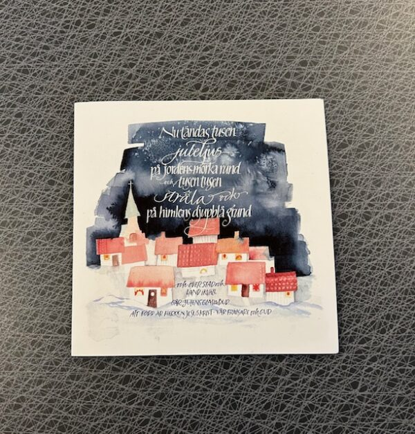 Product Image for Julkort - nu tändas tusen juleljus - stad - dubbelt