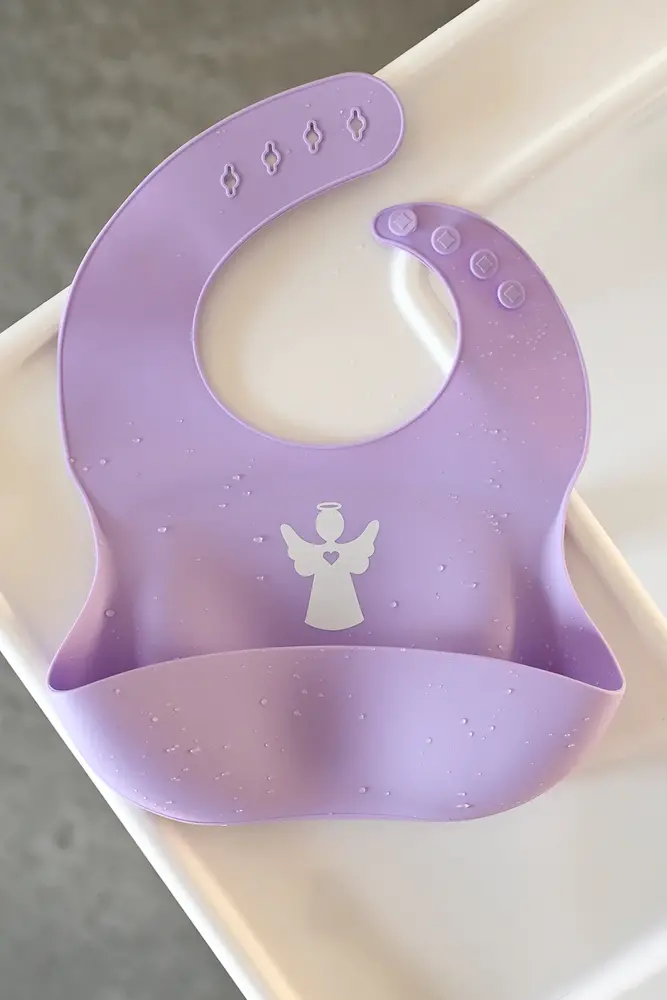 Product Image for Haklapp i lila: ängel