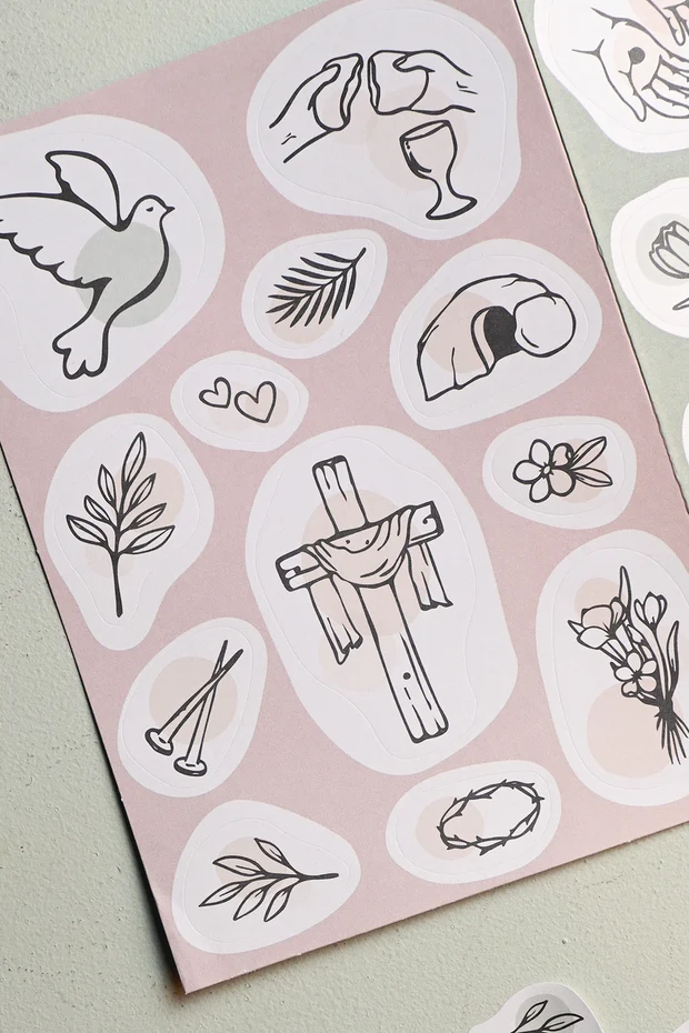 Product Image for Klistermärkesark: påsken